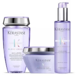 Image of Kerastase Blond Absolu Bain Lumiere Shampoo, Treatment and Masque Trio