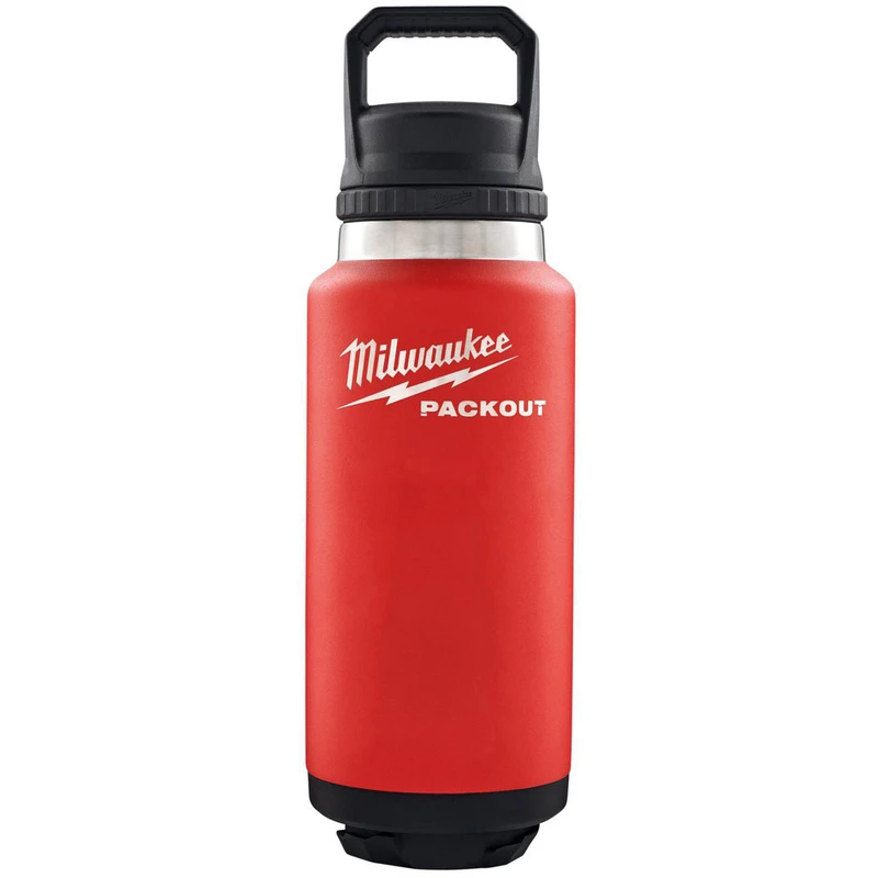 Image of Milwaukee Packout Drinks Bottle Chug Lid 4932493467 Colour: Red