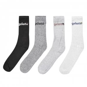 Image of Gelert Walking Boot Socks 4 Pack Mens - Brown