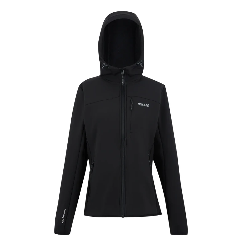 Image of Womens hooded jacket Regatta Ossek Noir Female 44