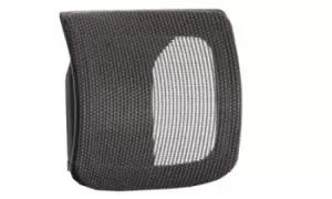 Image of Zure Black Shell Charcoal Mesh Headrest
