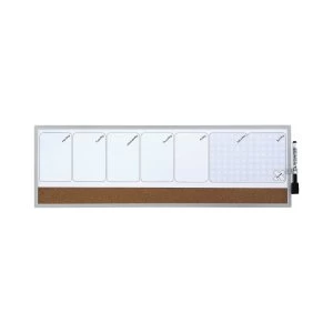 Image of Quartet Magnetic Weekly Organiser 585x190mm