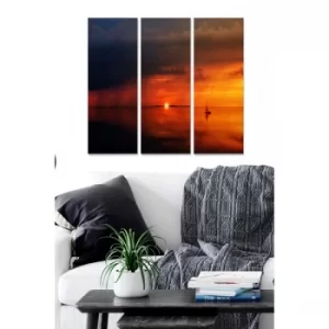 Image of MDF2561397 Multicolor Decorative MDF Painting (3 Pieces)