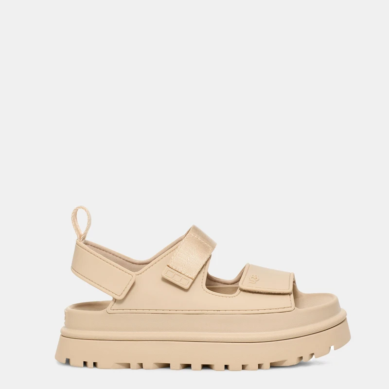 Image of UGG goldenglow sandals in sea salt Beige UK 5