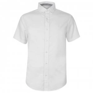 Image of Original Penguin Original Short Sleeve Oxford Shirt - Bright White