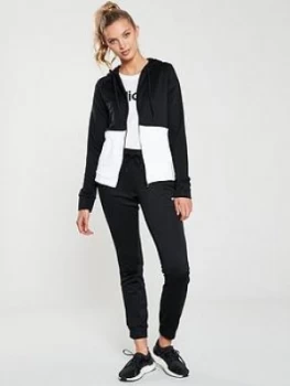 Image of adidas Linear Tracksuit - Black/White Size M Women