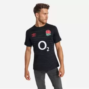 Image of Umbro England Rugby Away Replica Shirt 2022/2023 Mens - Black
