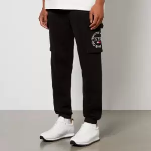 Image of Tommy Jeans Cargo Organic Cotton-Jersey Jogging Bottoms - S
