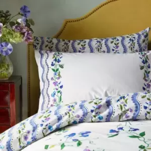 Image of Cath Kidston Sweet Pea Standard Pillowcase Pair, Violet