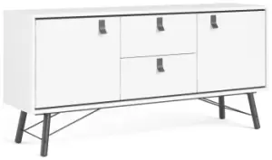 Image of Ry 2 Door 2 Drawer Sideboard - White