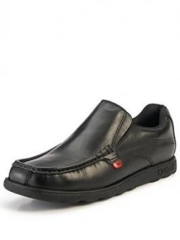 Image of Kickers Fragma Mens Slip On Shoes, Black, Size 9, Men