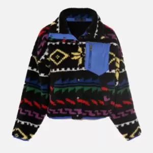 Image of Polo Ralph Lauren Printed Fleece Jacket - M