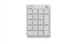 Image of Microsoft Bluetooth Number Pad Numeric Keypad Bluetooth 5 Universal Wh
