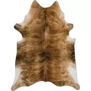 Image of Texas Faux Brown 190cm x 240cm Rectangle - Brown