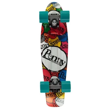 Image of Penny Complete Cruiser 22 Print Skateboard - Sticker Slap