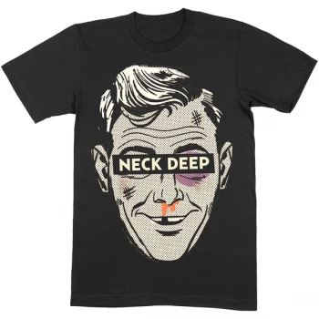 Image of Neck Deep - Ned Unisex Medium T-Shirt - Black