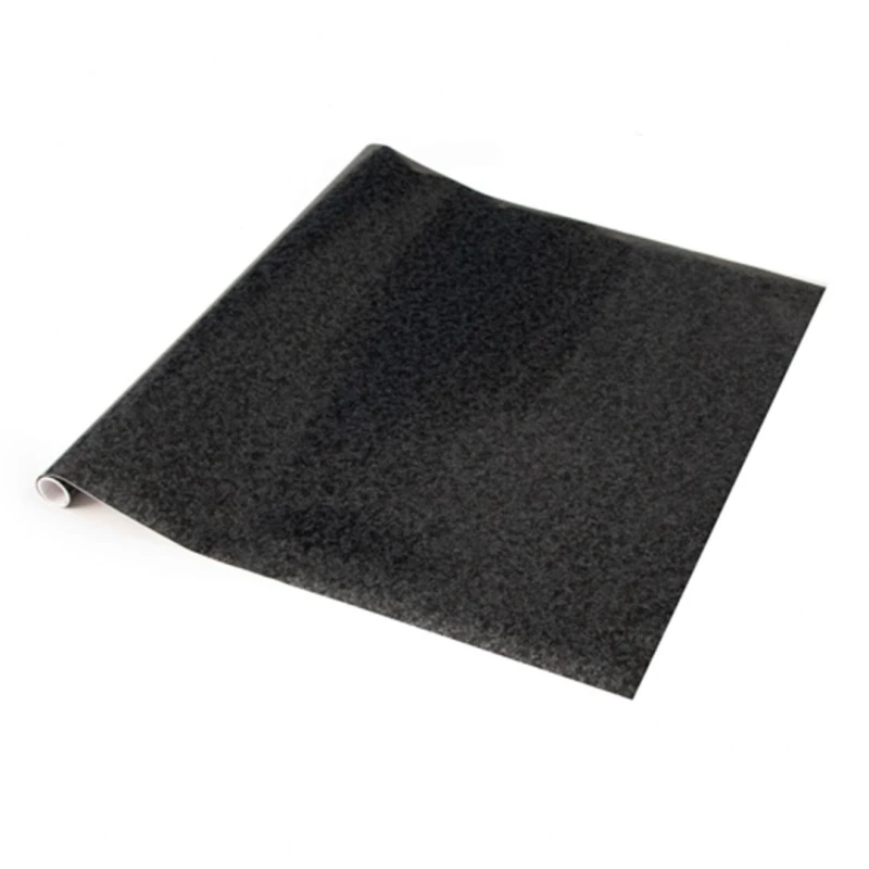 Image of D-C-Fix Granite Black Self Adhesive Vinyl Wrap Film Size: 675mm x 15000mm Black Unisex 675mm x 15000mm