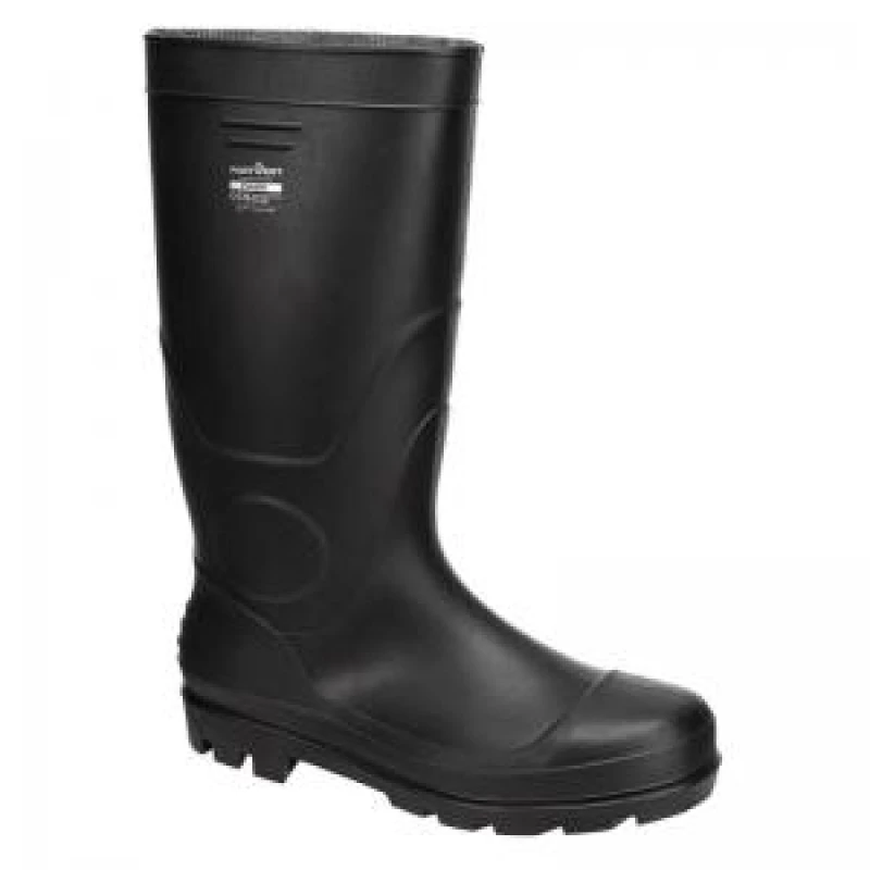 Image of Portwest PVC Non Safety Wellington Boots FW90BKR43 Colour: Black
