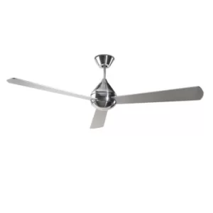 Image of Tupai Dc Large Ceiling Fan Satin Nickel