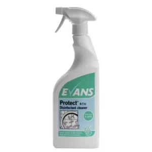 Image of Evans Protect Ready-to-Use Disinfectant 750ml (Pack of 6) A147AEV