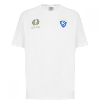 Image of UEFA Euro 2020 Scotland Core Tee Mens - White