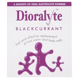 Image of Dioralyte Blackcurrant Sachets 6 pack