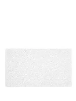 Image of Nalu Nicole Scherzinger Koko Towels Bath Mat Silver & White