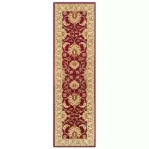 Image of Oriental Weavers Kendra Runner Rug Red Gold 45 M 68X235cm