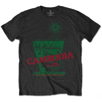 Image of Dead Kennedys - Holiday in Cambodia Unisex Medium T-Shirt - Grey