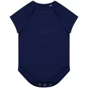 Image of Larkwood Babies Organic Bodysuit (0-3 Months) (Navy)