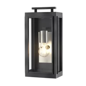 Image of Hinkley Sutcliffe Outdoor 1 Light Wall Lantern Aged Zinc IP44