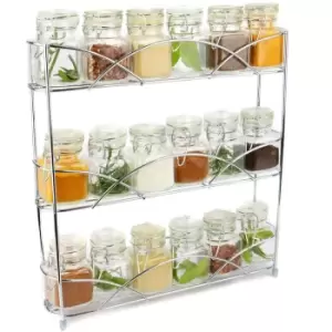 Image of 3 Tier Herb & Spice Rack Chrome M&W - Chrome