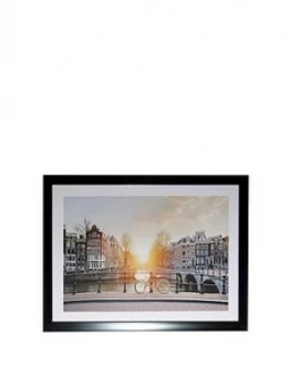 Image of Arthouse Bridge Scene Framed Print