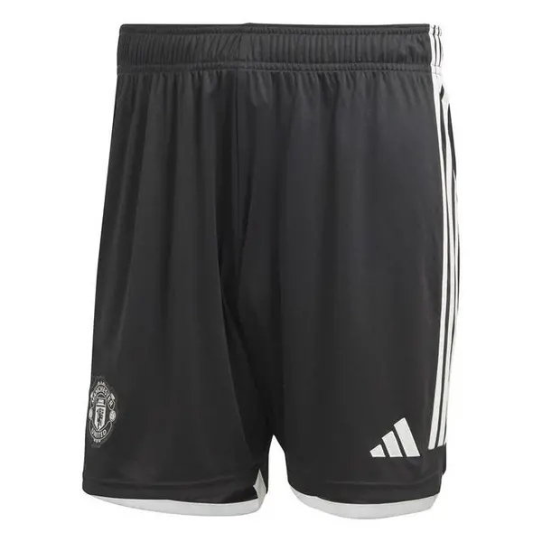 Image of adidas Manchester United Away Shorts 2023 2024 Adults M Black 37645203390