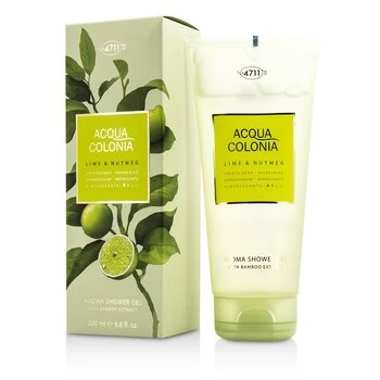 Image of 4711 Acqua Colonia Lime & Nutmeg Aroma Shower Gel 200ml