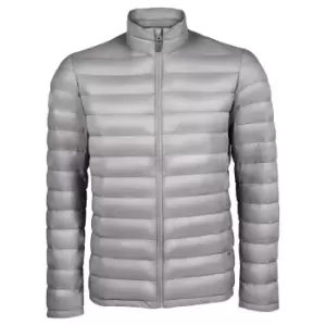 Image of SOLS Mens Wilson Lightweight Padded Jacket (M) (Metal Grey)