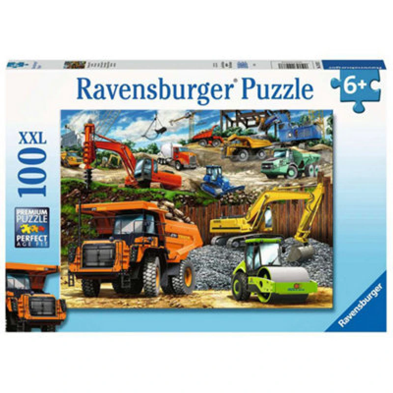 Image of Construction Vehicles XXL 100 Pc