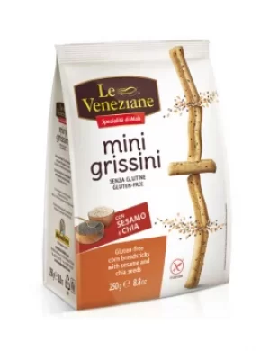 Image of The Venetian Mini Breadsticks With Sesame And Chia Gluten Free 250g