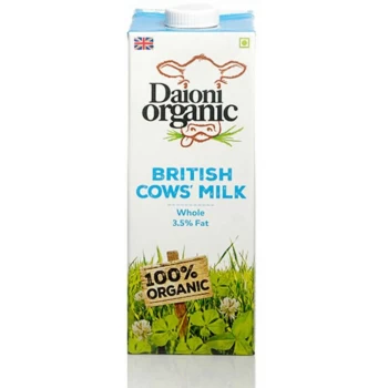 Image of Whole Organic British Milk - 1Ltr - 701702 - Daioni