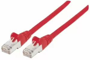 Image of Intellinet Network Patch Cable, Cat7 Cable/Cat6A Plugs, 2m, Red,...