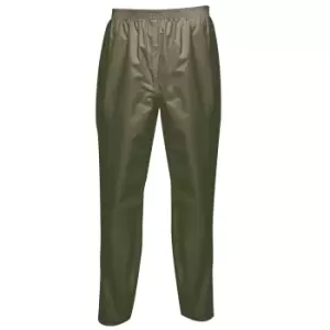 Image of Regatta Professional Mens Packable Waterproof Over Trousers M- Waist 33-34' (84-86cm)