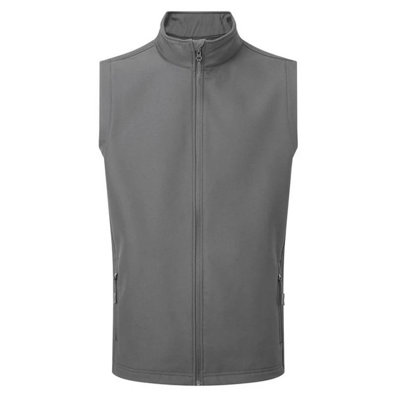 Image of Premier Premier Men Windchecker Printable Gilet in Dark Grey Size: Small Dark Grey S Male 5063238278677