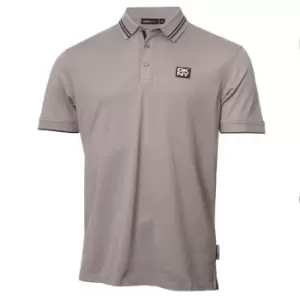 Image of DKNY Golf Golf Spike Pique Polo - Silver