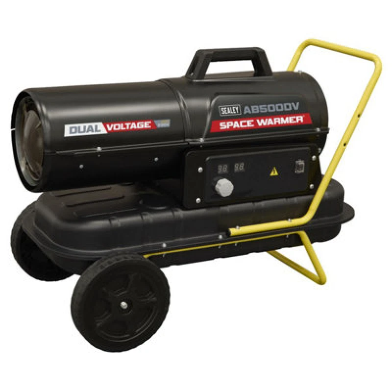 Image of Sealey AB500DV Dual Voltage 240v/110 Kerosene or Diesel Space Heater AB500DV