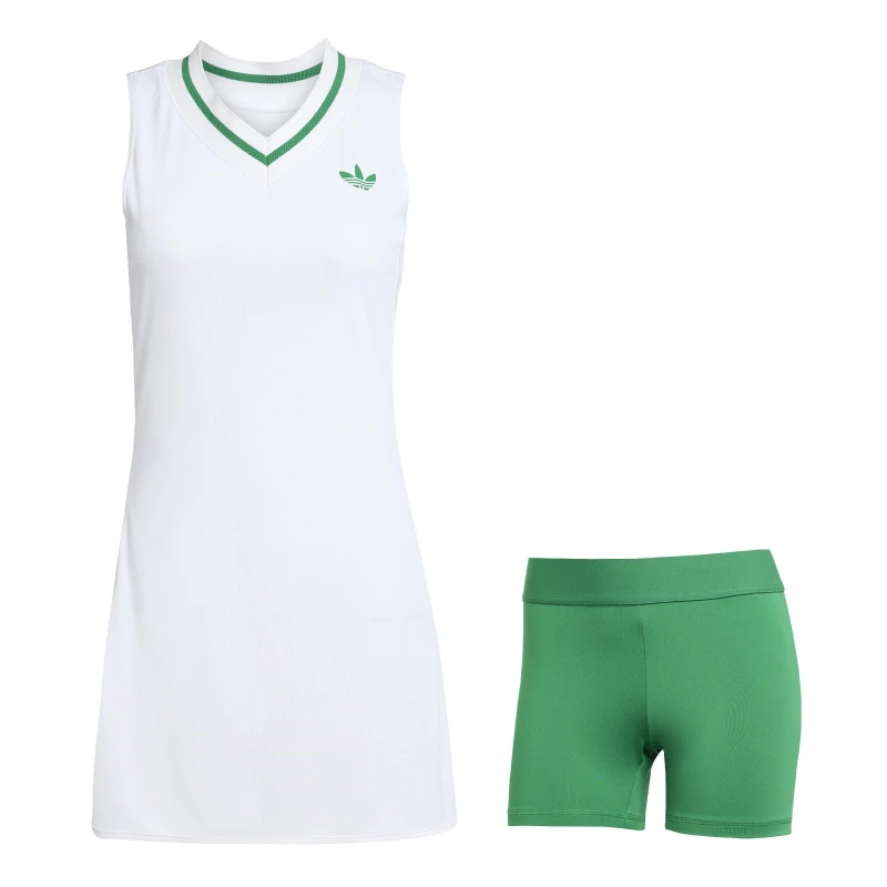Image of adidas Wimbledon Tennis Dress Womens White female 8 (XS)