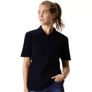 Image of Kustom Kit Womens/Ladies Regular Fit Workforce Pique Polo Shirt (8 UK) (Black)