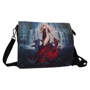 Image of Dragon Bathers Embossed Shoulder Bag