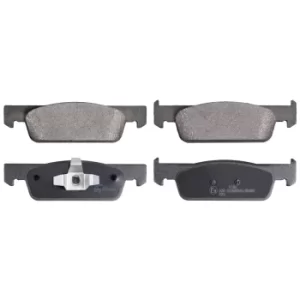 Image of Brake Pad Set 16965 by Febi Bilstein front axle