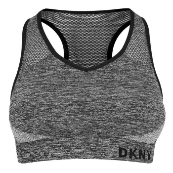 Image of DKNY Sport Sport Seamless Bra - Grey