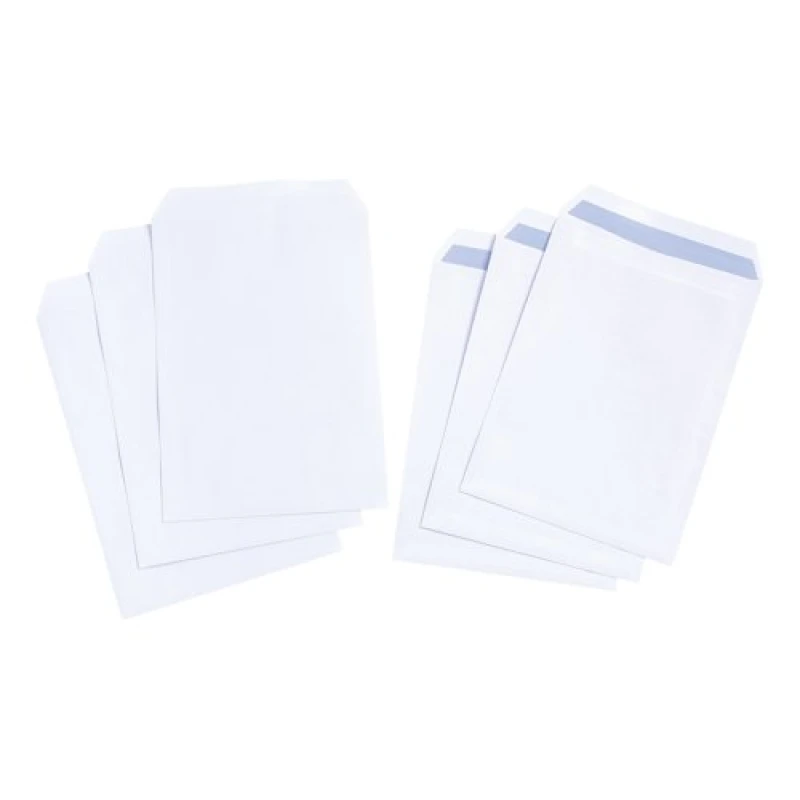 Image of 5 Star Value Envelope Pocket Self Seal 90gsm C4 White (250 Pack) 638558